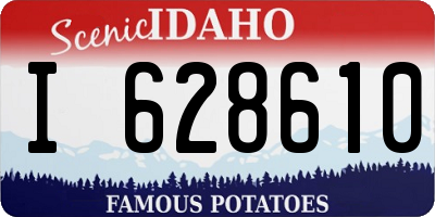 ID license plate I628610