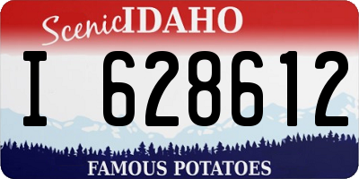ID license plate I628612