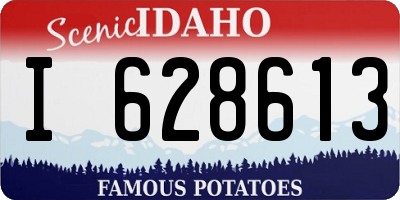 ID license plate I628613