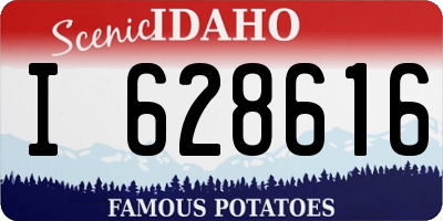 ID license plate I628616