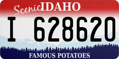 ID license plate I628620