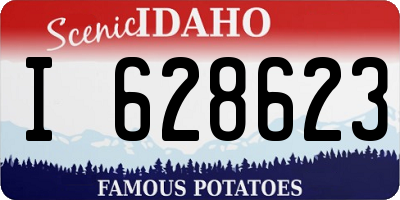 ID license plate I628623