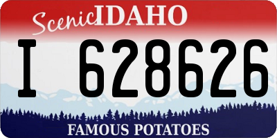 ID license plate I628626