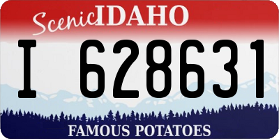 ID license plate I628631