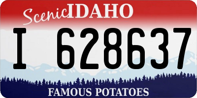 ID license plate I628637