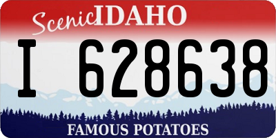 ID license plate I628638
