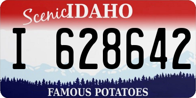 ID license plate I628642