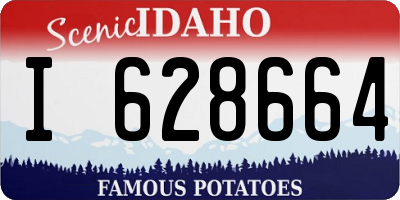 ID license plate I628664