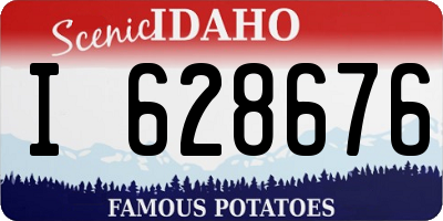 ID license plate I628676