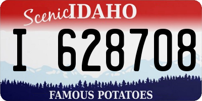 ID license plate I628708