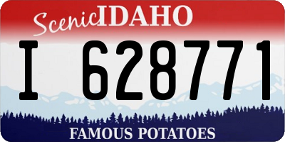 ID license plate I628771