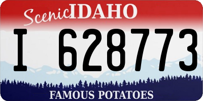 ID license plate I628773