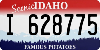 ID license plate I628775