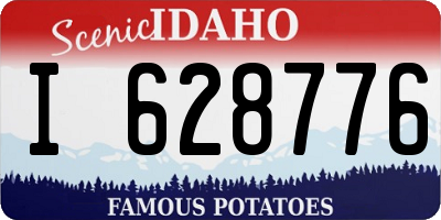 ID license plate I628776