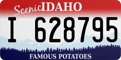 ID license plate I628795