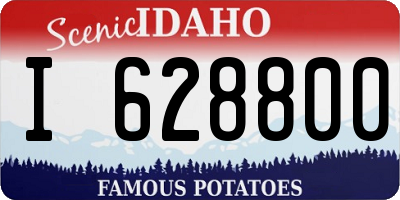 ID license plate I628800