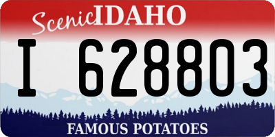 ID license plate I628803