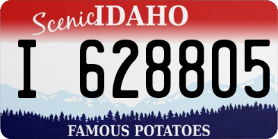 ID license plate I628805