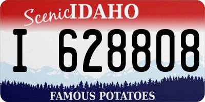 ID license plate I628808