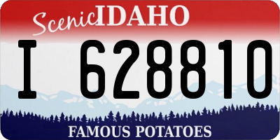 ID license plate I628810
