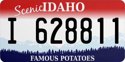 ID license plate I628811