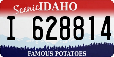 ID license plate I628814