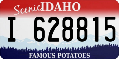 ID license plate I628815
