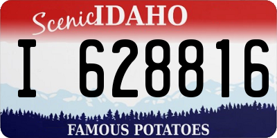 ID license plate I628816
