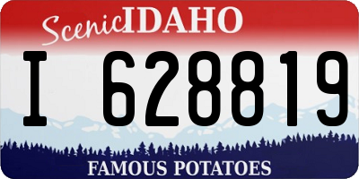 ID license plate I628819