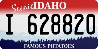 ID license plate I628820
