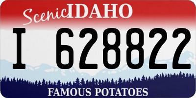 ID license plate I628822