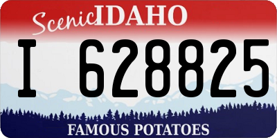 ID license plate I628825