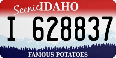 ID license plate I628837