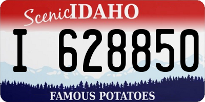ID license plate I628850