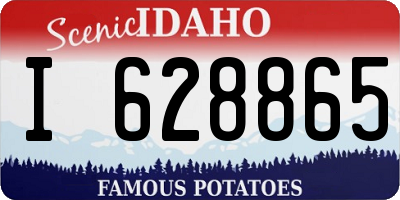 ID license plate I628865