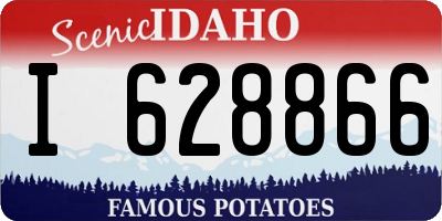 ID license plate I628866