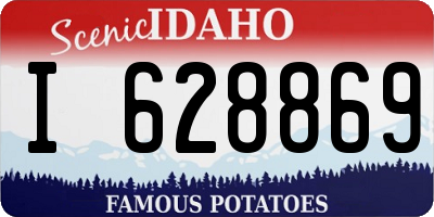 ID license plate I628869