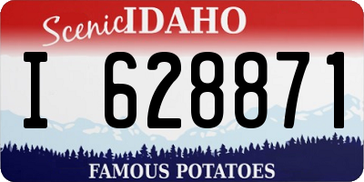 ID license plate I628871