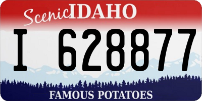 ID license plate I628877