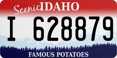 ID license plate I628879