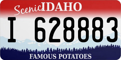 ID license plate I628883