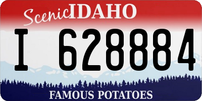 ID license plate I628884
