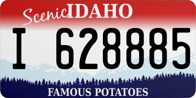 ID license plate I628885
