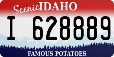 ID license plate I628889