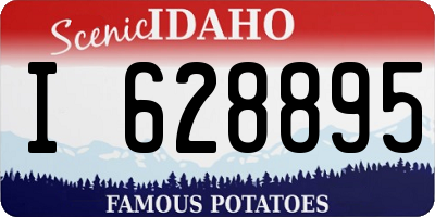 ID license plate I628895