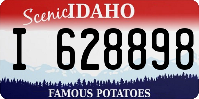 ID license plate I628898