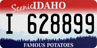 ID license plate I628899
