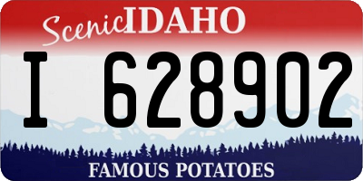ID license plate I628902