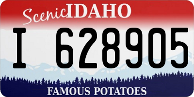 ID license plate I628905