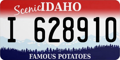 ID license plate I628910